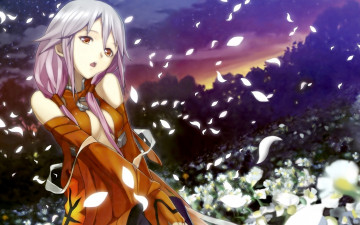 Картинка аниме guilty crown девушка