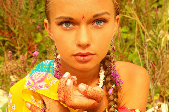 Обои картинки фото -Unsort Лица Портреты, девушки, unsort, лица, портреты, коса