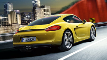 Картинка porsche автомобили германия спортивный элитный cayman
