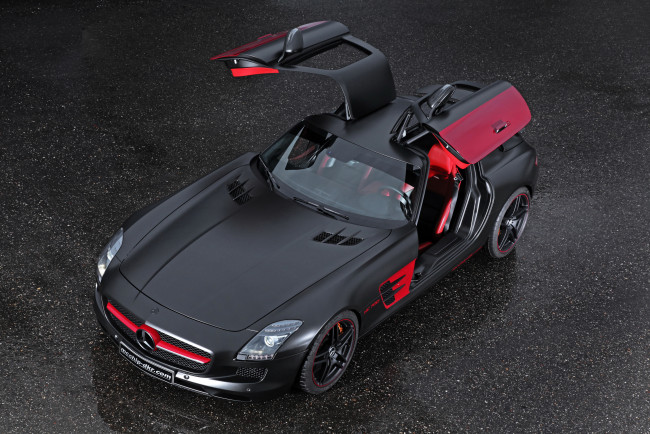 Обои картинки фото 2013, mercedes, benz, sls, 63, amg, mc700, автомобили