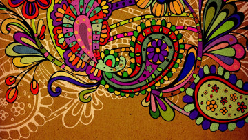 Картинка векторная+графика узоры текстура индия