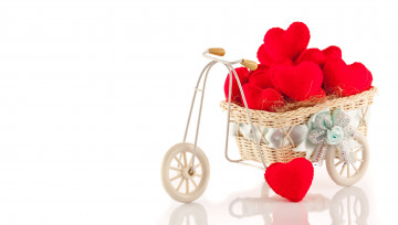 Картинка праздничные день+святого+валентина +сердечки +любовь красный