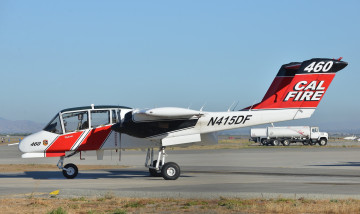 Картинка rockwell+ov-10+bronco авиация лёгкие+и+одномоторные+самолёты служба пожарная патрульная