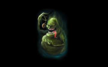Картинка приведение фэнтези призраки охотники за привидениями slimer мышь ghostbusters призрак лизун