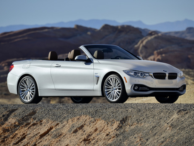 Обои картинки фото автомобили, bmw, 2014, luxury, cabrio, f33, us-spec, line, 435i