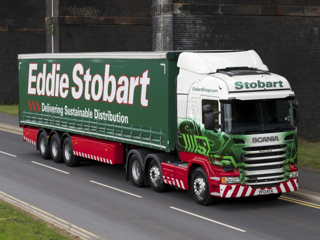 Обои картинки фото автомобили, scania, uk-spec, highline, 6x2, r440, 2009