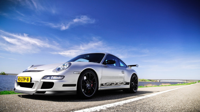 Обои картинки фото автомобили, porsche, дорога, auto