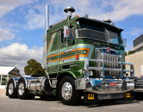 Картинка автомобили kenworth тяжелый грузовик седельный тягач