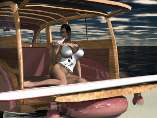 Картинка 3д+графика люди+ people фон взгляд девушка