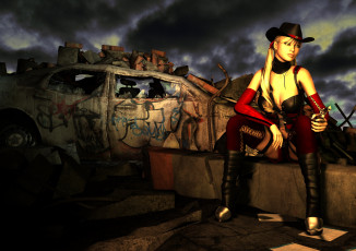 Картинка 3д+графика фантазия+ fantasy оружие фон взгляд девушка