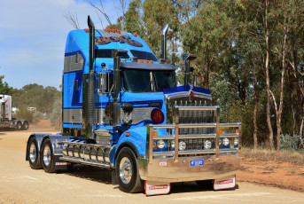 Картинка автомобили kenworth тяжелый грузовик седельный тягач