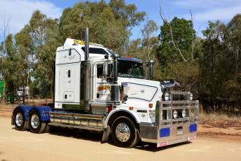 Картинка автомобили kenworth тяжелый грузовик седельный тягач
