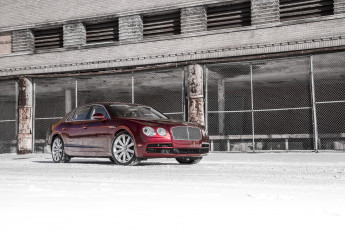 Картинка автомобили bentley spur flying 2015г v8 красный us-spec