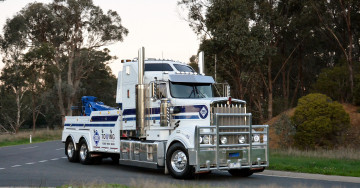 Картинка автомобили kenworth тяжелый грузовик седельный тягач