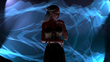 Картинка 3д+графика люди+ people фон взгляд девушка