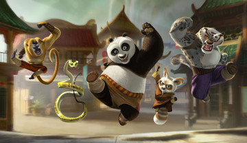 обоя мультфильмы, kung fu panda 2, kung, fu, panda, кунг-фу, панда