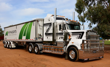 обоя автомобили, kenworth, тяжелый, грузовик, седельный, тягач