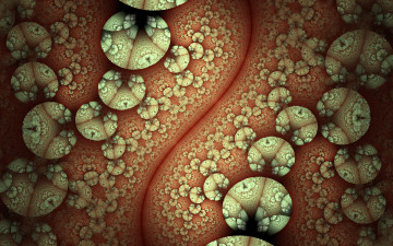 Картинка 3д+графика фракталы+ fractal цвета фон узор