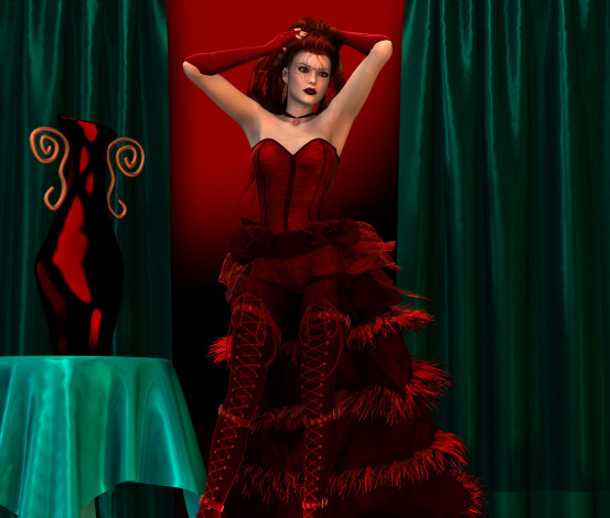 Обои картинки фото 3д графика, люди , people, фон, взгляд, девушка