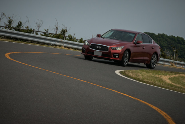 Обои картинки фото автомобили, infiniti, красный, 2014г, v37, gt-t, 200, skyline, nissan