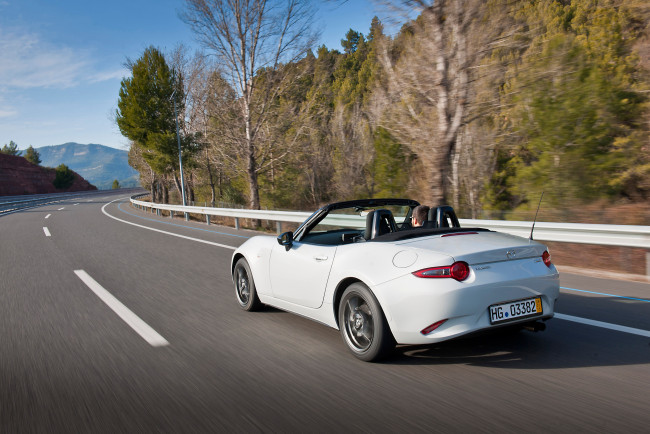 Обои картинки фото автомобили, mazda, 2014г, roadster, nd, светлый