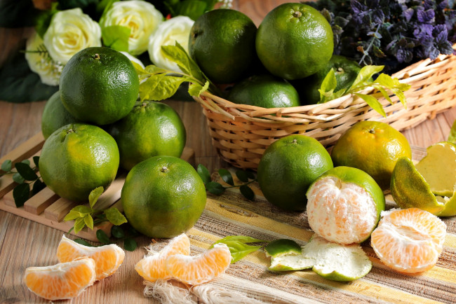 Обои картинки фото еда, цитрусы, мандарины, плоды
