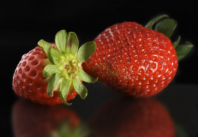 Обои картинки фото еда, клубника,  земляника, ягоды