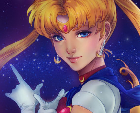 Картинка аниме sailor+moon сейлор мун sailor moon серьги взгляд арт