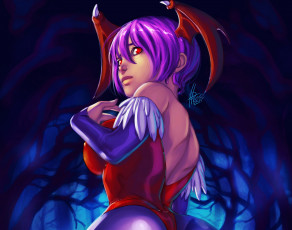 Картинка разное арты девушка взгляд фон