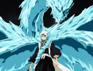 Картинка аниме bleach тоуширо хитцугая