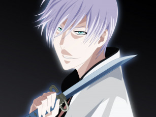 Картинка аниме bleach меч гин