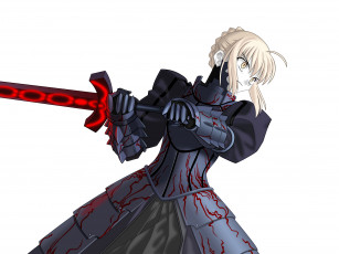 Картинка аниме fate stay+night сейбер