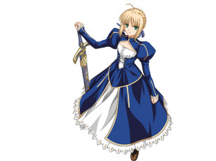 Картинка аниме fate stay+night артурия сейбер