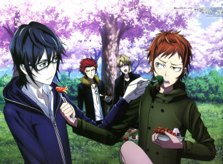 Картинка аниме k+project проект кей сарухико мисаки парни