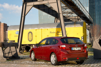 Картинка автомобили subaru красный 2015г gp hatchback impreza