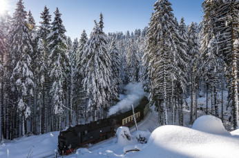 Картинка техника паровозы паровоз рельсы