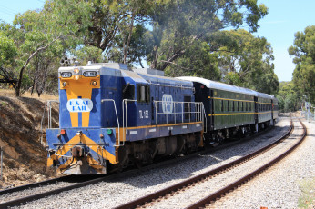 Картинка техника поезда состав локомотив рельсы