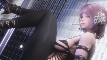 Картинка 3д+графика люди+ people фон взгляд девушка