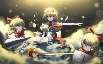 Картинка автор +hk+ zxd0554 аниме touhou alice margatroid shanghai doll