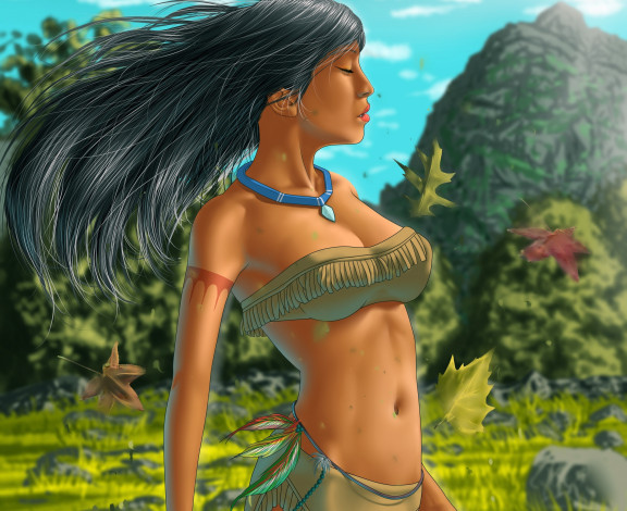 Обои картинки фото векторная графика, девушки , girls, фон, взгляд, девушка