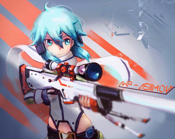 Обои картинки фото аниме, sword art online, сион