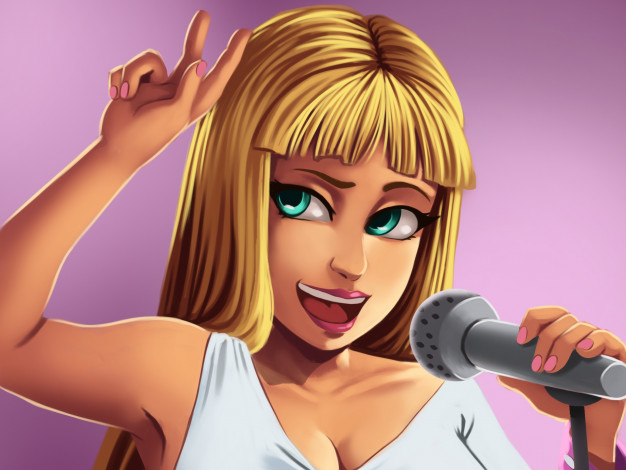 Обои картинки фото векторная графика, девушки , girls, фон, взгляд, девушка