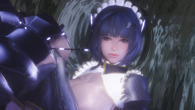 Обои картинки фото 3д графика, портрет , portraits, фон, взгляд, девушка