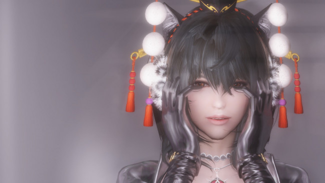 Обои картинки фото 3д графика, портрет , portraits, фон, взгляд, девушка