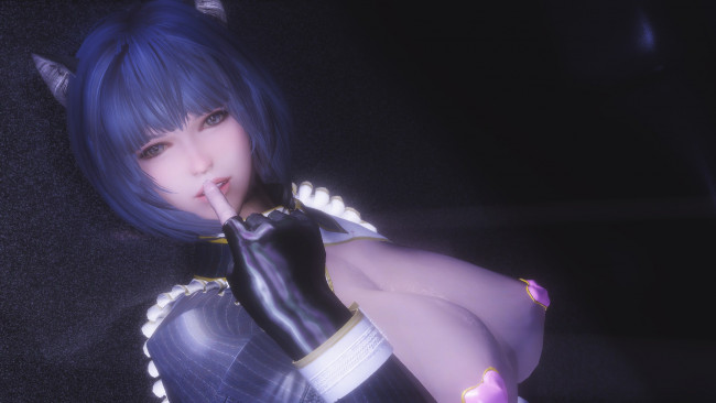 Обои картинки фото 3д графика, существа , creatures, фон, взгляд, девушка