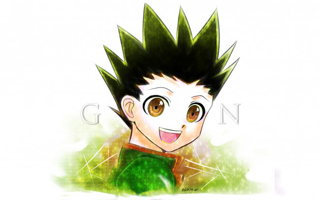 Обои картинки фото аниме, hunter x hunter, гон, фрикс