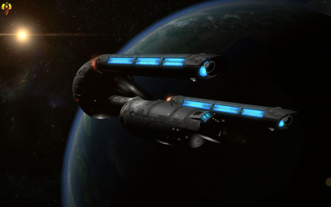 Обои картинки фото космос, арт, полет, космический, корабль, вселенная