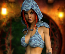 Картинка 3д+графика люди+ people фон взгляд улыбка девушка