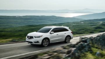 обоя acura mdx 2017, автомобили, acura, mdx, белая, 2017