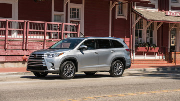 Картинка toyota+highlander+2017 автомобили toyota 2017 highlander внедорожник